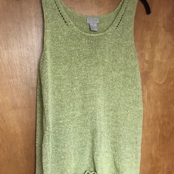 Awesome 90’s chic lime green, knit, tank - Picture 5 of 5